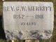 Reverend Charles Wesencraft Merritt Headstone